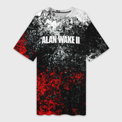 Платье-футболка 3D Alan Wake 2 кровь 
