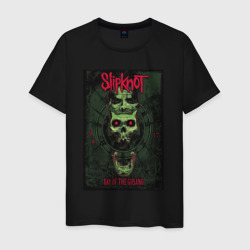 Мужская футболка хлопок Slipknot - day of the gusano