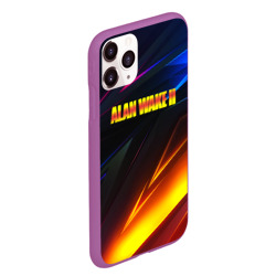 Чехол для iPhone 11 Pro Max матовый Alan Wake stripes - фото 2