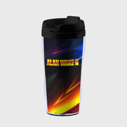 Термокружка-непроливайка Alan Wake stripes