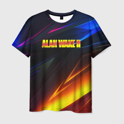 Мужская футболка 3D Alan Wake stripes