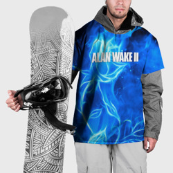 Накидка на куртку 3D Alan Wake 2 flame 