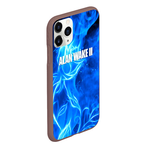 Чехол для iPhone 11 Pro Max матовый Alan Wake 2 flame , цвет коричневый - фото 3