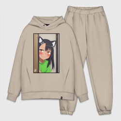 Мужской костюм oversize хлопок Miss Nagatoro smile