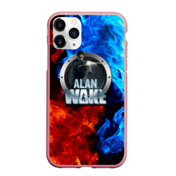 Чехол для iPhone 11 Pro Max матовый Alan Wake огни