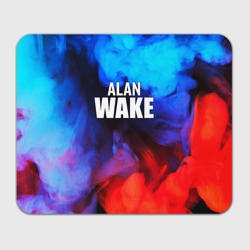 Прямоугольный коврик для мышки Alan Wake неоновый дым