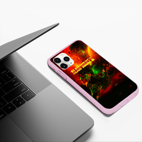 Чехол для iPhone 11 Pro Max матовый Alan Wake 2 remedy game, цвет розовый - фото 5