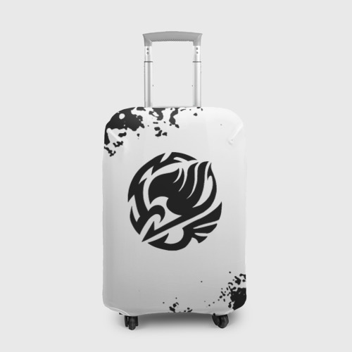 Чехол для чемодана 3D Fairy Tail краски черные, цвет 3D печать