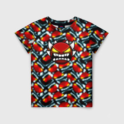Geometry dash bombing – Детская футболка 3D с принтом купить со скидкой в -33%