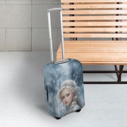 Чехол для чемодана 3D Внучка Деда Мороза  - фото 2