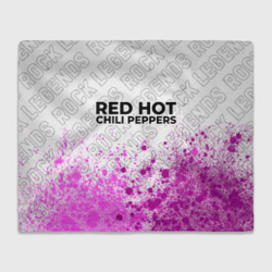 Плед 3D Red Hot Chili Peppers rock legends посередине