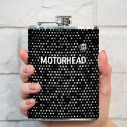 Фляга Motorhead glitch на темном фоне посередине - фото 2
