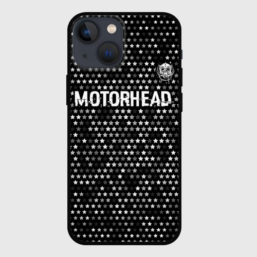 Чехол для iPhone 13 mini Motorhead glitch на темном фоне посередине