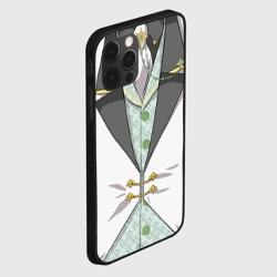 Чехол для iPhone 12 Pro Белый мультяшный фрак с шейным платком - фото 2