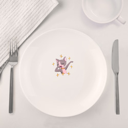 Набор: тарелка + кружка Блистательная кошка сфинкс - фото 2