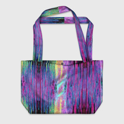 Размазанная краска – Пляжная сумка 3D с принтом купить