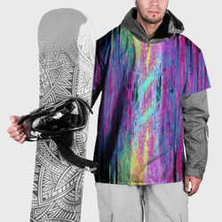 Размазанная краска – Накидка на куртку 3D с принтом купить