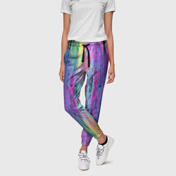 Размазанная краска – Женские брюки 3D с принтом купить