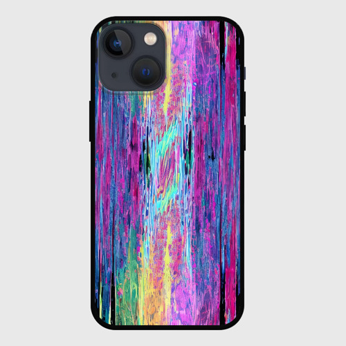Чехол для iPhone 13 mini с принтом Размазанная краска, вид спереди №1