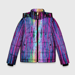 Размазанная краска – Зимняя куртка для мальчиков 3D с принтом купить