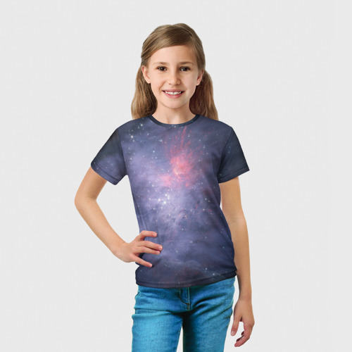 Детская футболка 3D Космические брызги, цвет 3D печать - фото 5
