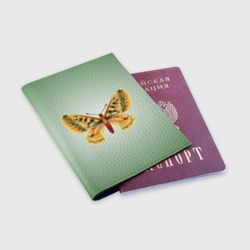 Обложка для паспорта матовая кожа Желтый аполлон - фото 2