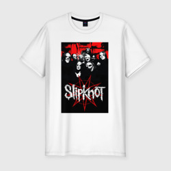 Мужская футболка хлопок Slim Slipknot - all