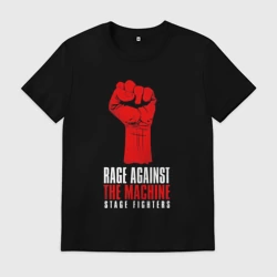 Мужская футболка хлопок Rage against the machine - fist 