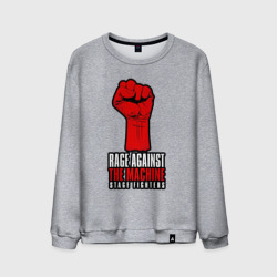 Мужской свитшот хлопок Rage against the machine - fist 