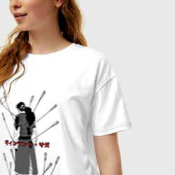 Женская футболка хлопок Oversize Торс Сноррессон  - фото 2