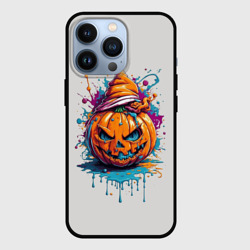 Чехол для iPhone 13 Pro Хэллоуинская тыква в красках