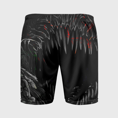 Мужские шорты спортивные Зубы дракона , цвет 3D печать - фото 2