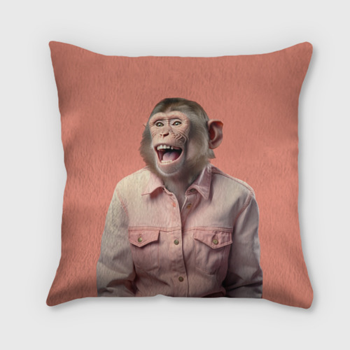 Подушка 3D Позитивная обезьяна
