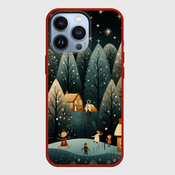 Чехол для iPhone 13 Pro Зимняя страна чудес