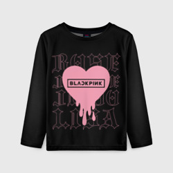 Детский лонгслив 3D Blackpink: Jisoo Jennie Rose Lisa