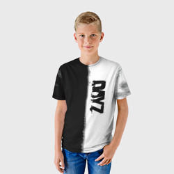 Детская футболка 3D Dayz черно белый ужас - фото 2