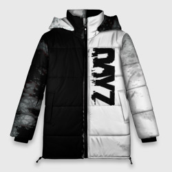 Женская зимняя куртка Oversize Dayz черно белый ужас