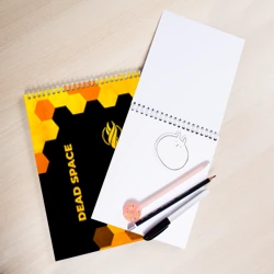 Скетчбук Dead Space - gold gradient вертикально - фото 2