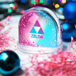 Игрушка Снежный шар Zelda neon gradient style - фото 2