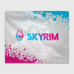 Skyrim neon gradient style по-горизонтали – Плед 3D с принтом купить со скидкой в -14%