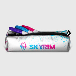 Пенал школьный 3D Skyrim neon gradient style по-горизонтали - фото 2