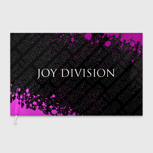 Флаг 3D Joy Division rock legends по-горизонтали - фото 3