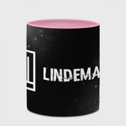 Кружка с полной запечаткой Lindemann glitch на темном фоне по-горизонтали - фото 2