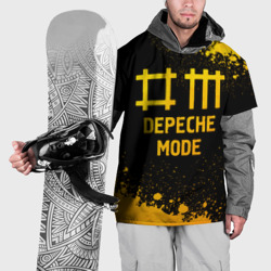 Накидка на куртку 3D Depeche Mode - gold gradient