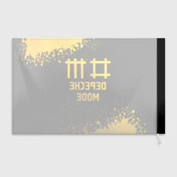 Флаг 3D Depeche Mode - gold gradient - фото 2
