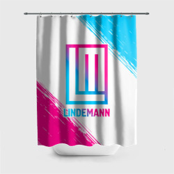 Штора 3D для ванной Lindemann neon gradient style