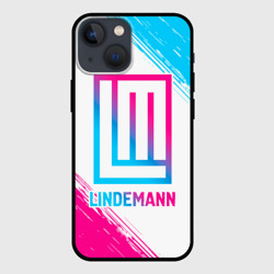 Чехол для iPhone 13 mini Lindemann neon gradient style