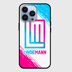 Чехол для iPhone 13 Pro Lindemann neon gradient style