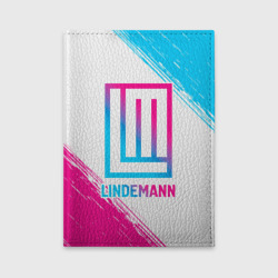 Обложка для автодокументов Lindemann neon gradient style