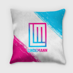 Подушка 3D Lindemann neon gradient style
